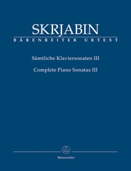 Complete Piano Sonatas III piano sheet music cover